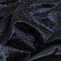 Preview: Samt-Jersey mit GLitzer schwarz